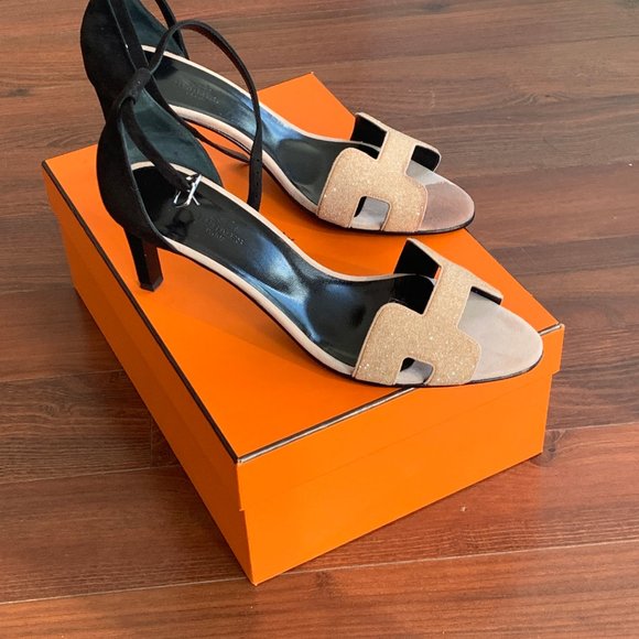 AUTH SZ 40 Hermes H Heel - Picture 2 of 5